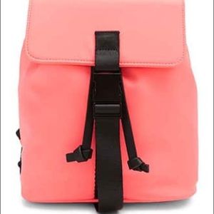 Neon Pink Mini Backpack